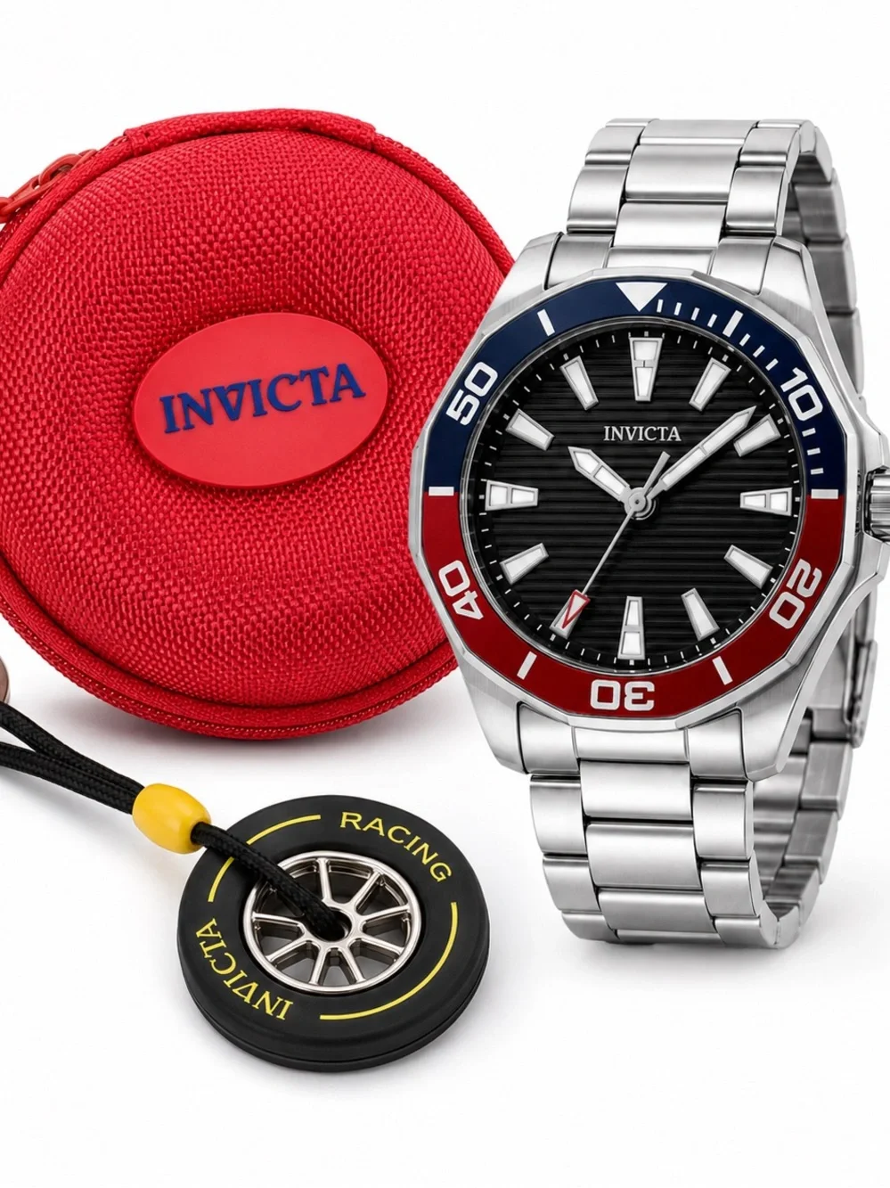 NWT Invicta Pro Diver Meridian 46mm Men’s Watch Set 001-GA-M-102